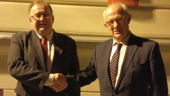 Andrzej Przybycin i Fernando Marti Scharfhausen - Prezes Consejo de Seguridad Nuclear, fot. PAA