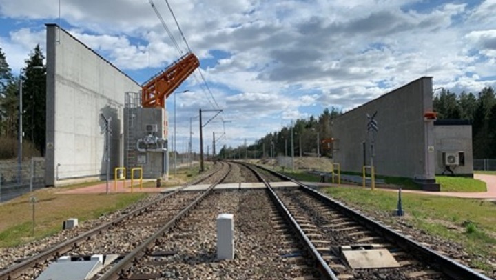 System CANIS na kolejowym przejściu granicznym Kuznica Białostocka – Grodno, fot. NCBJ