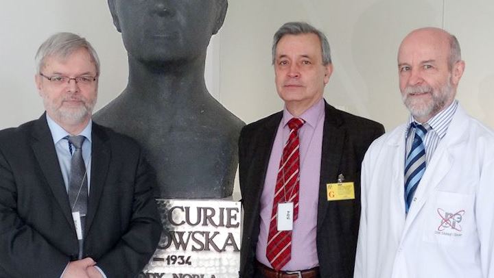 Od lewej Józef Sobolewski, Zbigniew Kubacki, dyrektorzy DEJ ME, fot. NCBJ